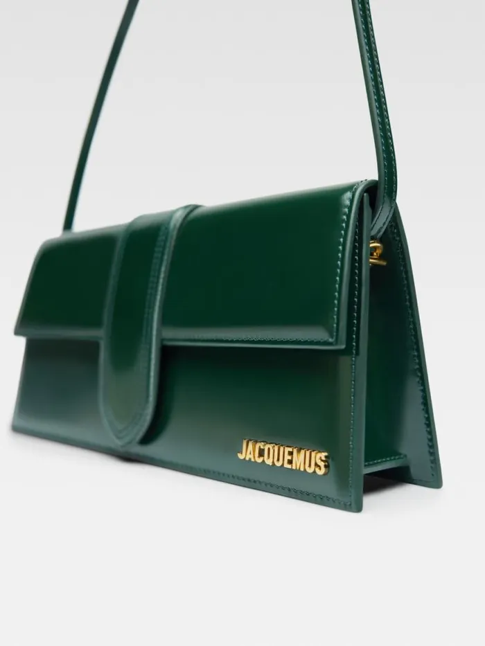 The Long Bambino Dark Green Women JACQUEMUS Shoulder Bags The Long Bambino Dark Green Women JACQUEMUS Shoulder Bags