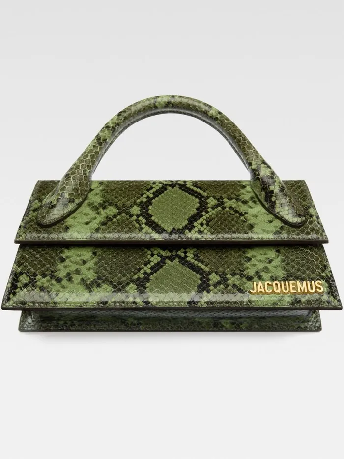 The Long Chiquito Green Women JACQUEMUS Crossbody and Handbags The Long Chiquito Green Women JACQUEMUS Crossbody and Handbags