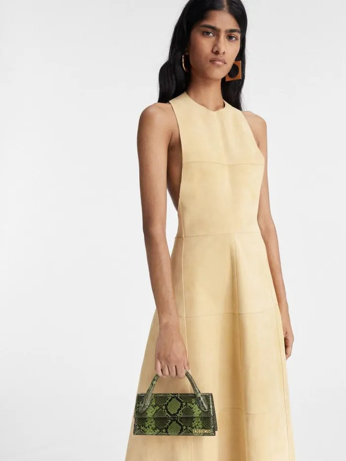 The Long Chiquito Green Women JACQUEMUS Crossbody and Handbags The Long Chiquito Green Women JACQUEMUS Crossbody and Handbags