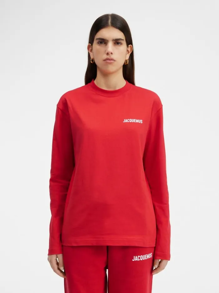The Longsleeve Tshirt Red WomenMen JACQUEMUS Tshirts The Longsleeve Tshirt Red WomenMen JACQUEMUS Tshirts