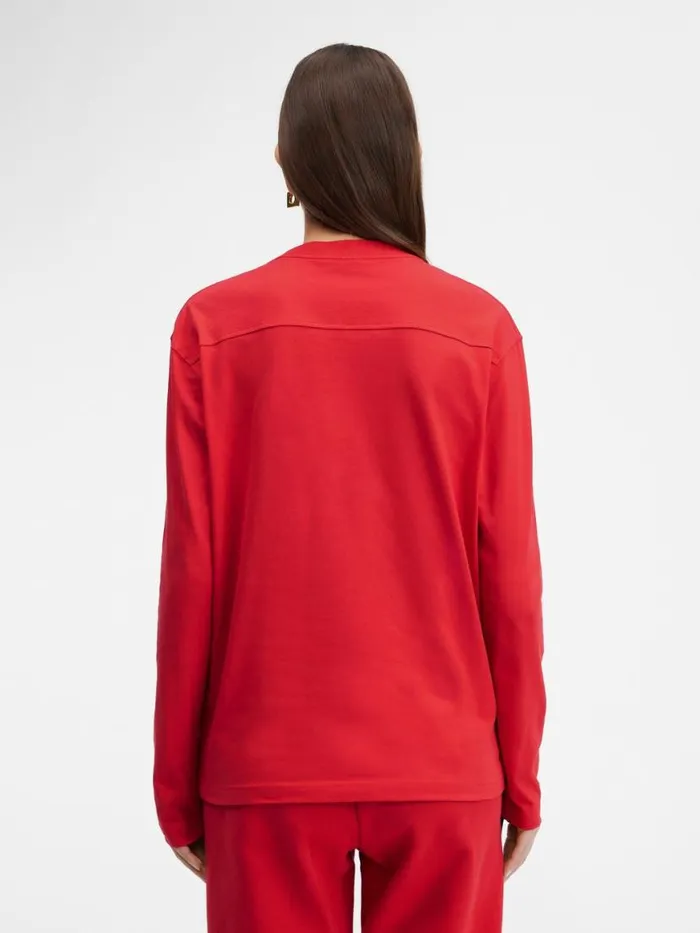 The Longsleeve Tshirt Red WomenMen JACQUEMUS Tshirts The Longsleeve Tshirt Red WomenMen JACQUEMUS Tshirts