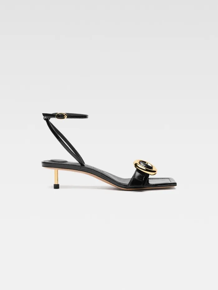 The Low Regalo Sandals Black Women JACQUEMUS Shoes