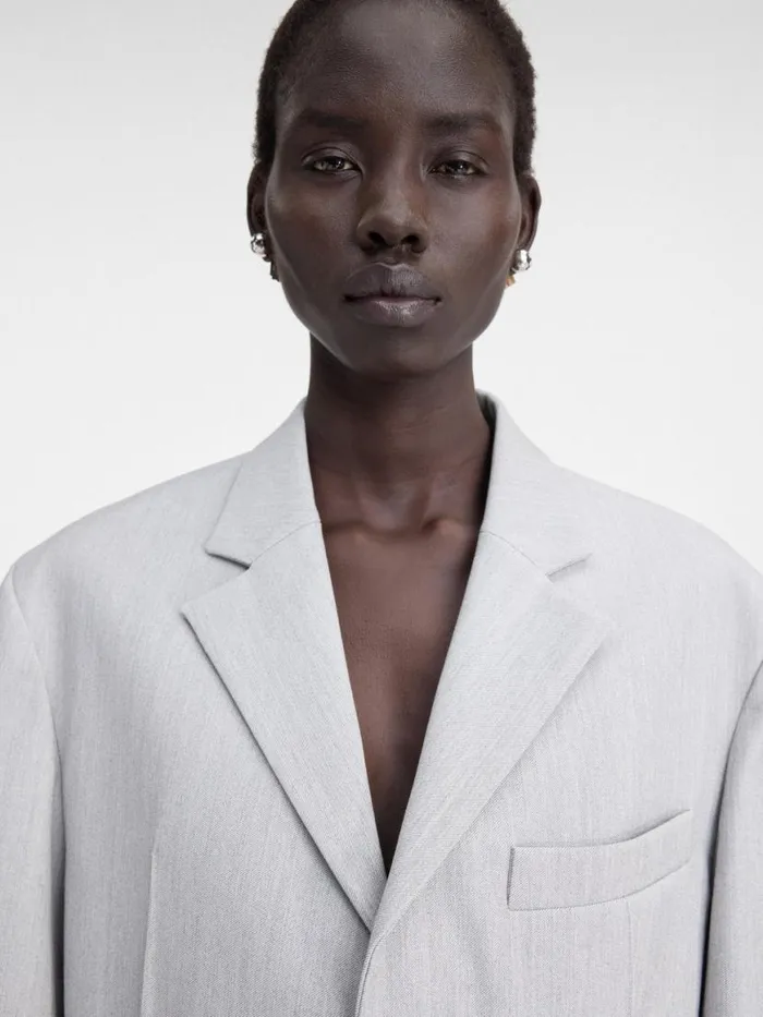 The Man039s Jacket Light Grey Women JACQUEMUS Coats and Jackets The Man039s Jacket Light Grey Women JACQUEMUS Coats and Jackets