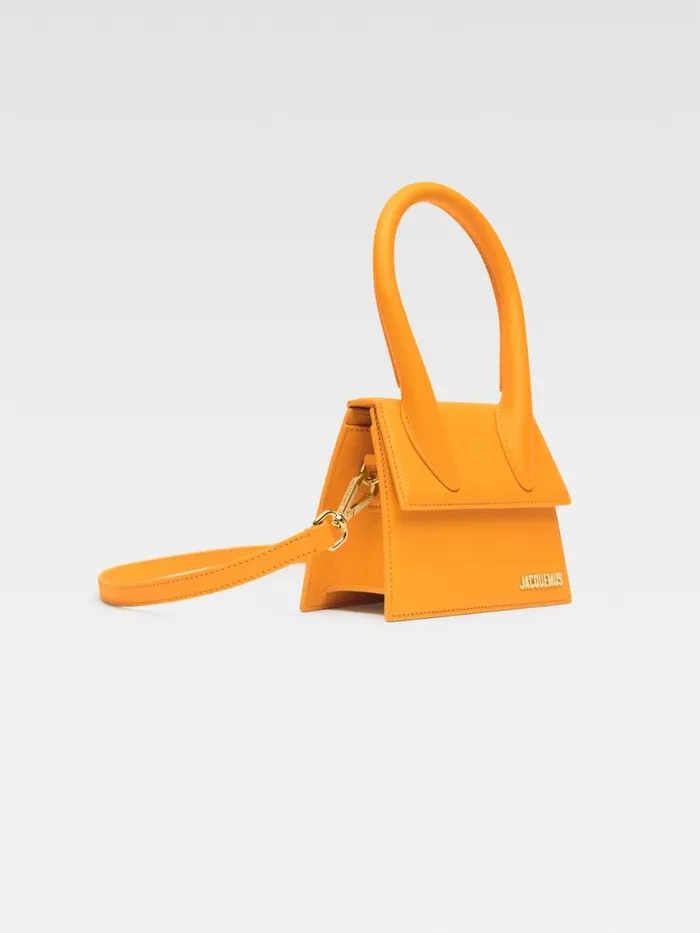 The Medium Chiquito Dark Orange Women JACQUEMUS Crossbody and Handbags The Medium Chiquito Dark Orange Women JACQUEMUS Crossbody and Handbags