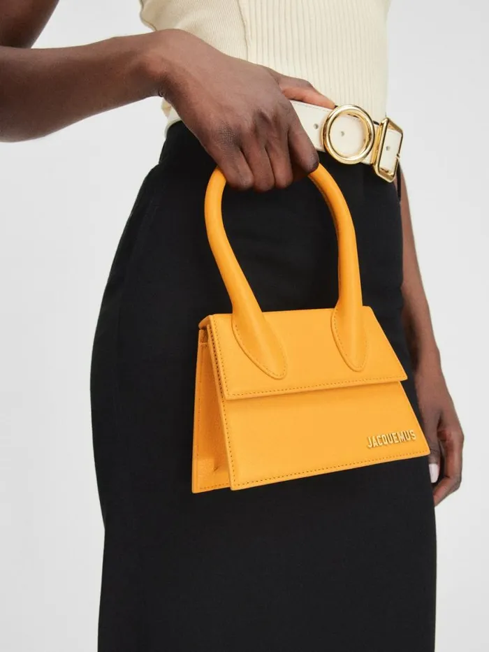The Medium Chiquito Dark Orange Women JACQUEMUS Crossbody and Handbags The Medium Chiquito Dark Orange Women JACQUEMUS Crossbody and Handbags