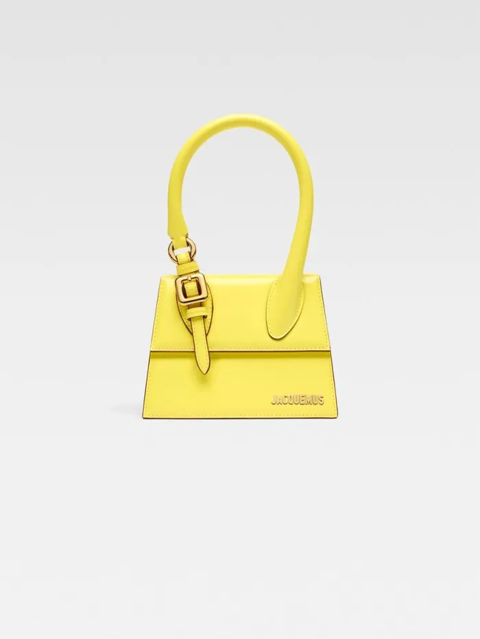 The Medium Chiquito With Buckle Yellow Women JACQUEMUS Crossbody and Handbags