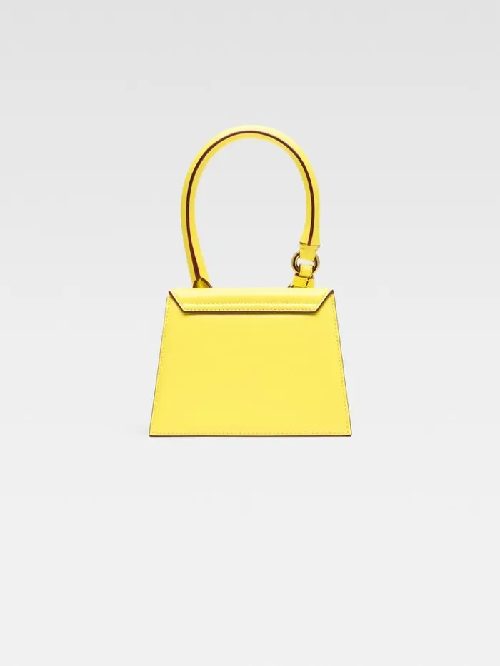 The Medium Chiquito With Buckle Yellow Women JACQUEMUS Crossbody and Handbags The Medium Chiquito With Buckle Yellow Women JACQUEMUS Crossbody and Handbags