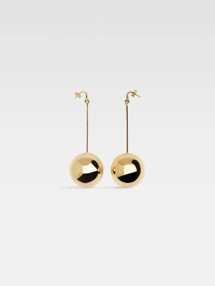 The Nodo Large Earrings Gold Women JACQUEMUS Jewellery