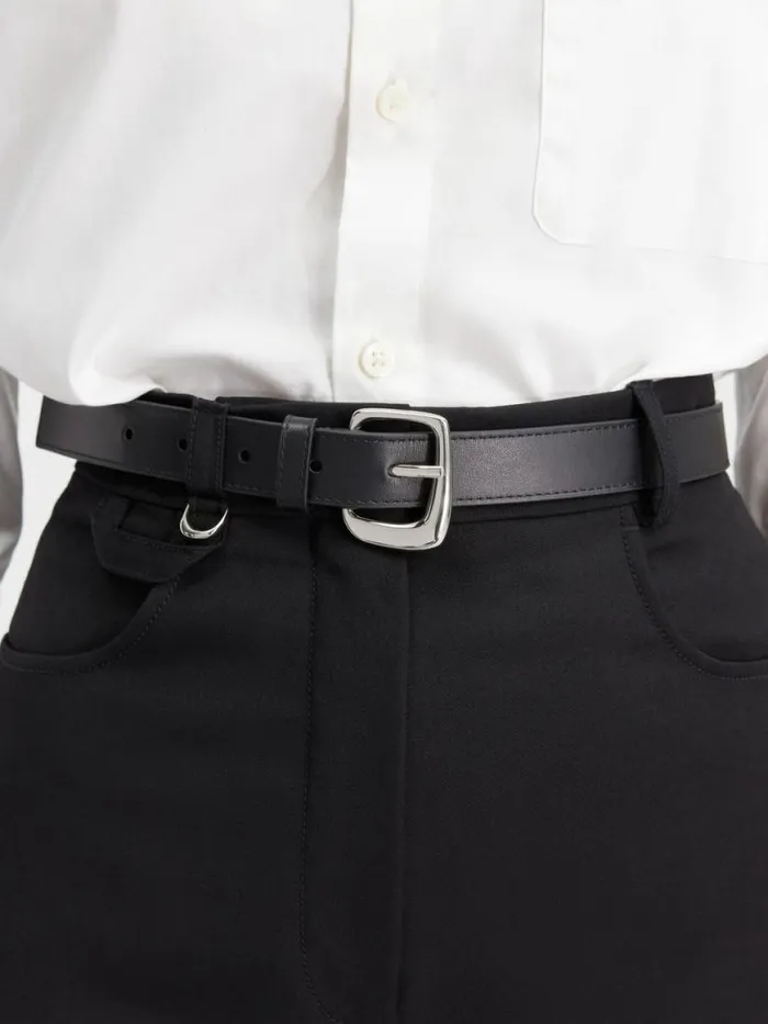 The Ovalo Belt Black Women JACQUEMUS Belts The Ovalo Belt Black Women JACQUEMUS Belts