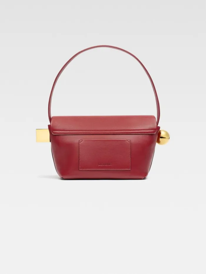 The Rond Carr Dark Red Women JACQUEMUS Shoulder Bags The Rond Carr Dark Red Women JACQUEMUS Shoulder Bags