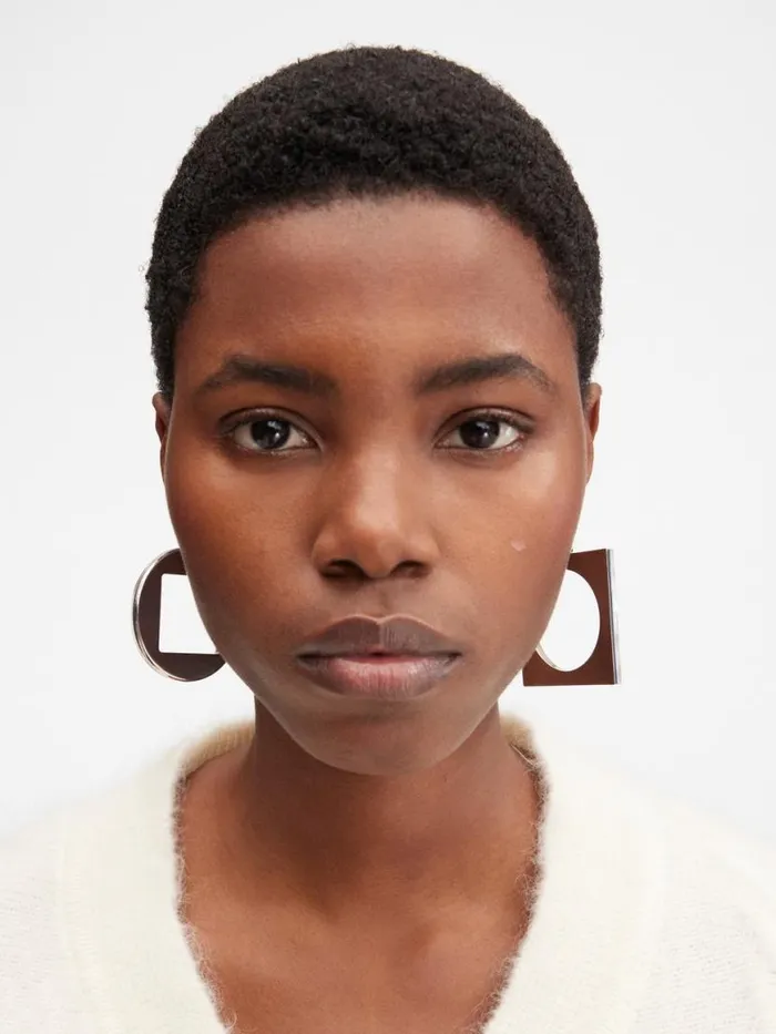 The Rond Carr Hoops Earrings Silvertransparent Women JACQUEMUS Jewellery The Rond Carr Hoops Earrings Silvertransparent Women JACQUEMUS Jewellery