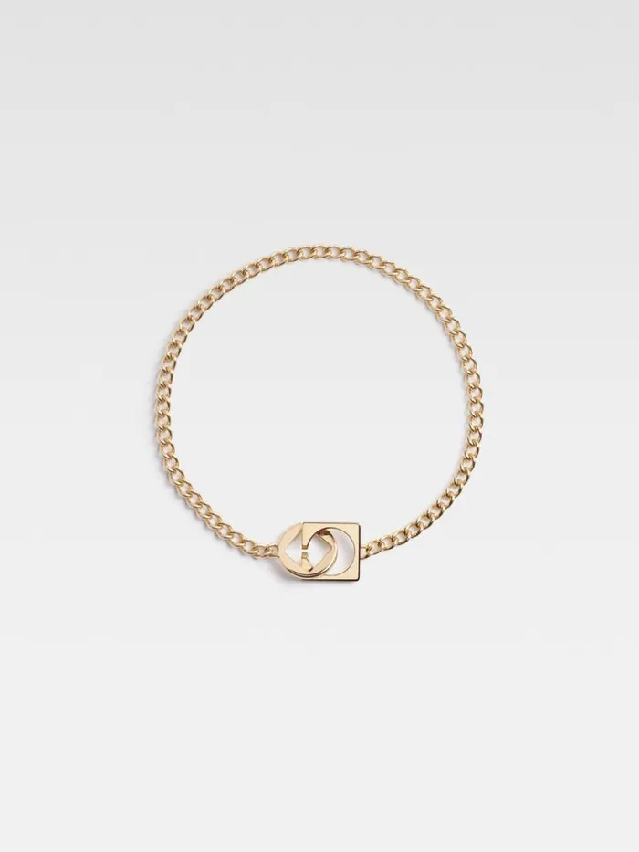 The Rond Carr Necklace Light Gold Women JACQUEMUS Jewellery