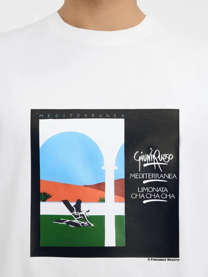 The Scesa Tshirt Mediterranea Print WomenMen JACQUEMUS Tshirts The Scesa Tshirt Mediterranea Print WomenMen JACQUEMUS Tshirts