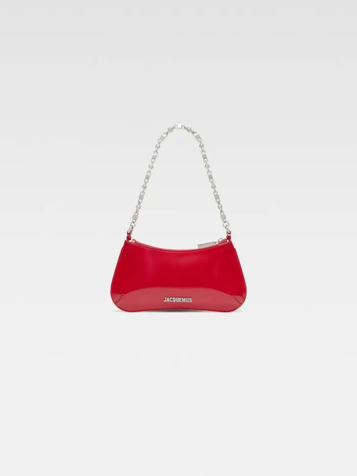 The Small Bisou Chaine Red Women JACQUEMUS Shoulder Bags