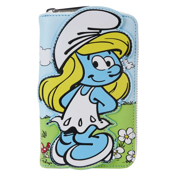 The Smurfs Smurfette Cosplay Zip Around Wallet Unisex Loungefly Bags and Wallets The Smurfs Smurfette Cosplay Zip Around Wallet Unisex Loungefly Bags and Wallets