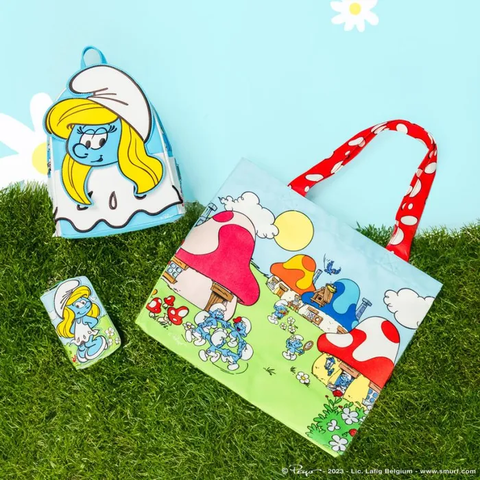 The Smurfs Smurfette Cosplay Zip Around Wallet Unisex Loungefly Bags and Wallets The Smurfs Smurfette Cosplay Zip Around Wallet Unisex Loungefly Bags and Wallets