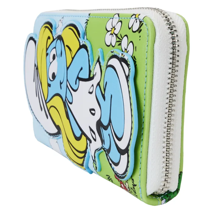 The Smurfs Smurfette Cosplay Zip Around Wallet Unisex Loungefly Bags and Wallets The Smurfs Smurfette Cosplay Zip Around Wallet Unisex Loungefly Bags and Wallets