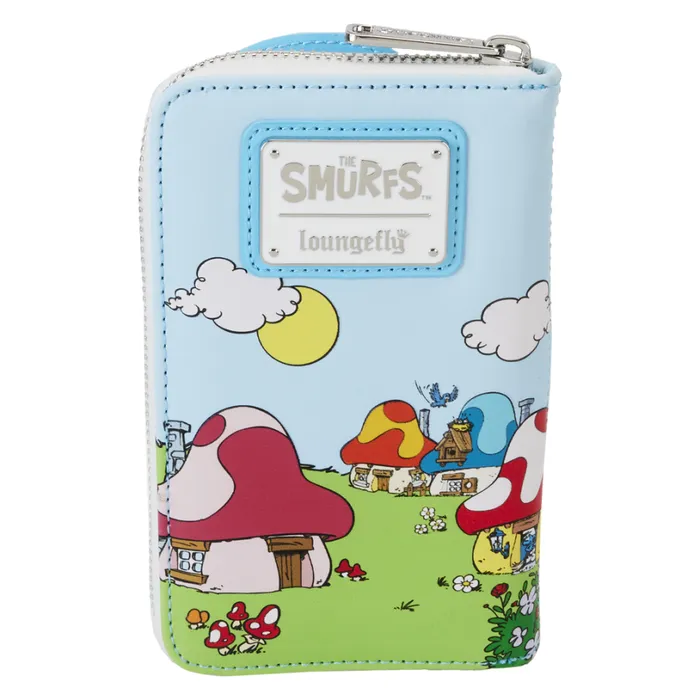 The Smurfs Smurfette Cosplay Zip Around Wallet Unisex Loungefly Bags and Wallets The Smurfs Smurfette Cosplay Zip Around Wallet Unisex Loungefly Bags and Wallets