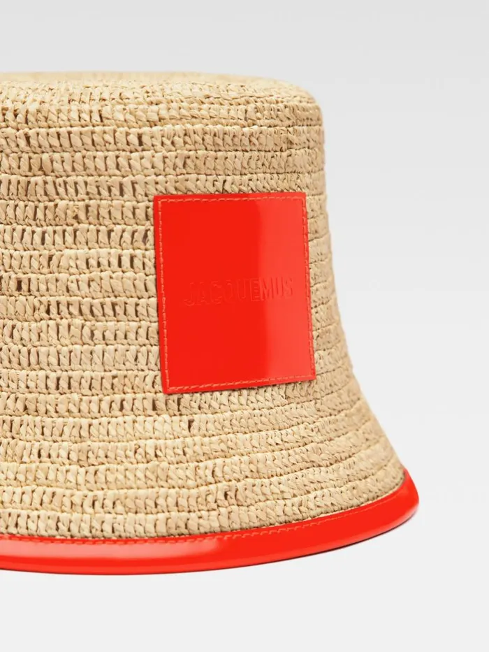 The Soli Bucket Hat Orange WomenMen JACQUEMUS Hats The Soli Bucket Hat Orange WomenMen JACQUEMUS Hats