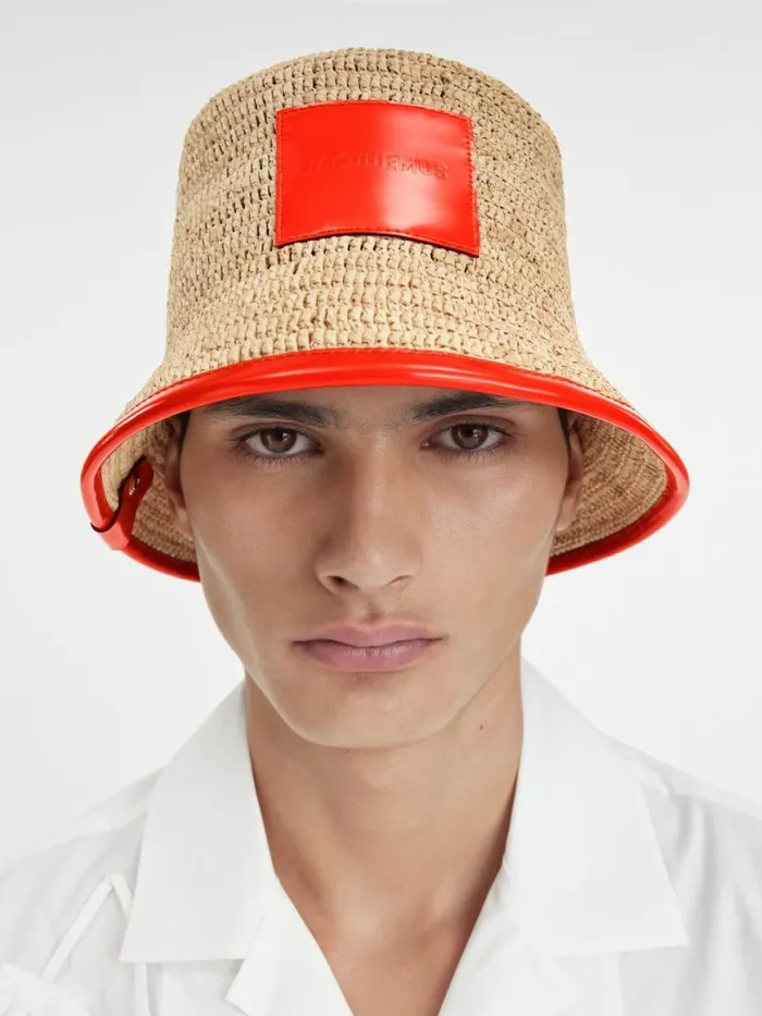The Soli Bucket Hat Orange WomenMen JACQUEMUS Hats The Soli Bucket Hat Orange WomenMen JACQUEMUS Hats