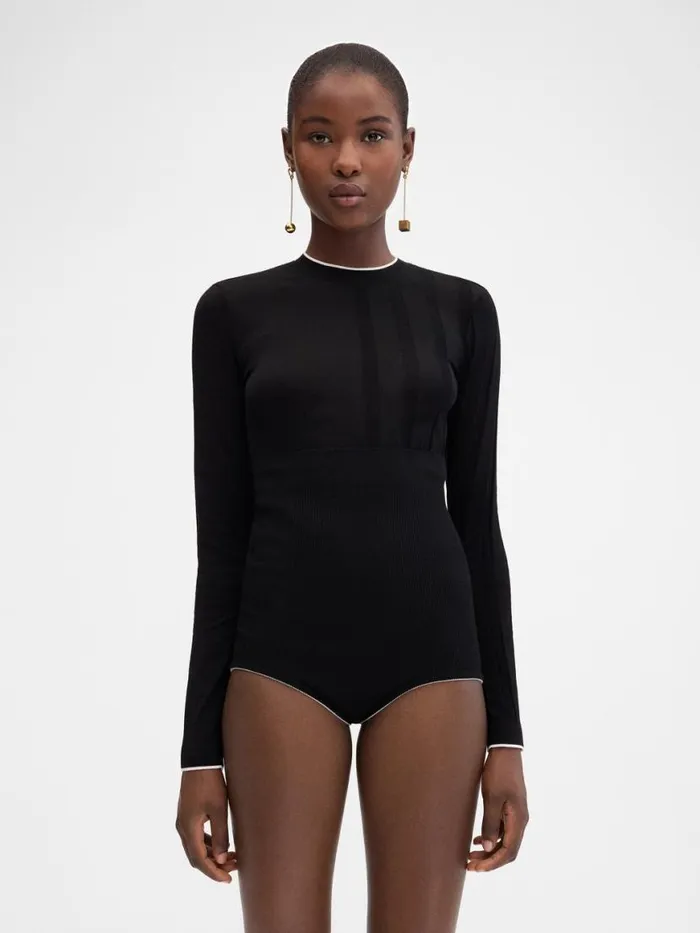 The Spiaggia Knit Shorts Black Women JACQUEMUS Trousers and Shorts