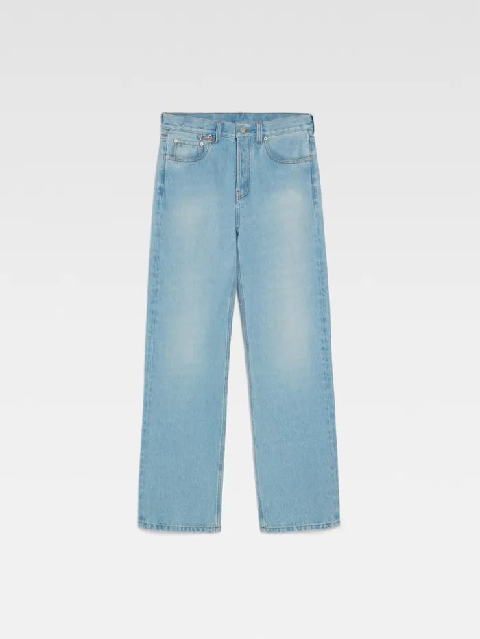 The Straight DeNmes Denim Pants Light Bluetabac Men JACQUEMUS Denim The Straight DeNmes Denim Pants Light Bluetabac Men JACQUEMUS Denim