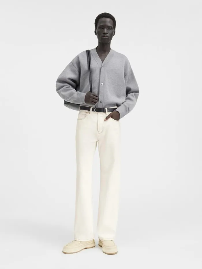The Straight DeNmes Denim Pants Offwhitetabac Men JACQUEMUS Denim