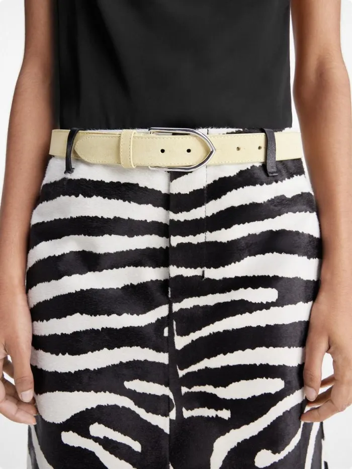 The Tozzi Skirt Black and White Zebra Women JACQUEMUS Dresses and Skirts