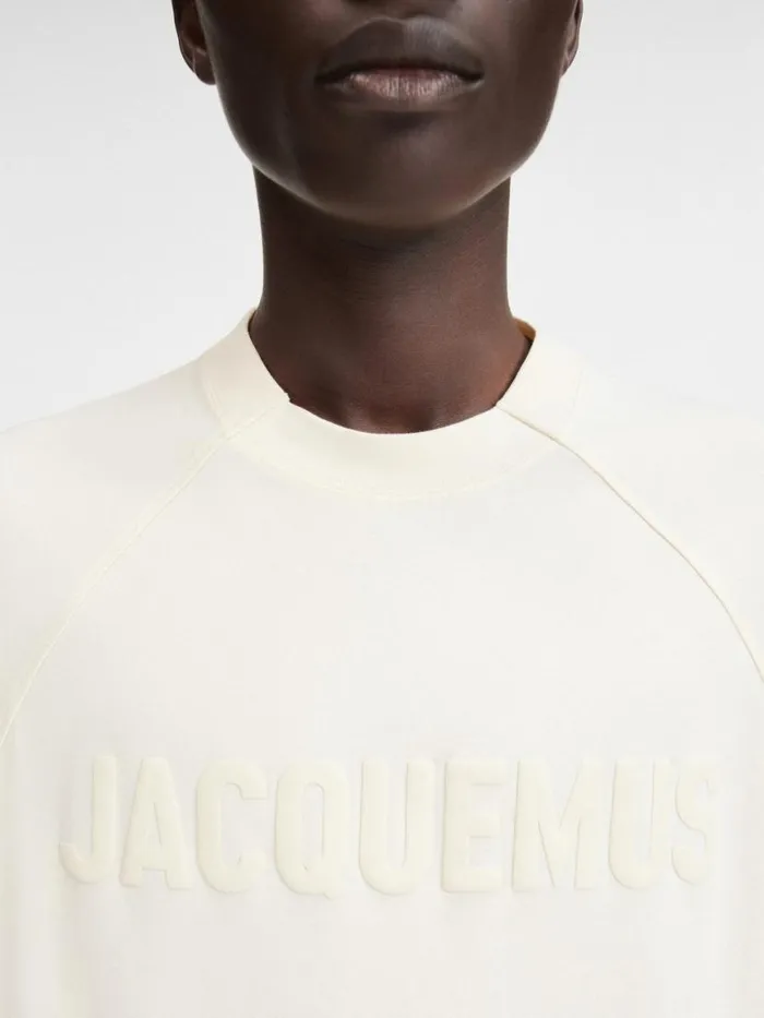 The Typo Tshirt Light Beige Men JACQUEMUS Tshirts The Typo Tshirt Light Beige Men JACQUEMUS Tshirts