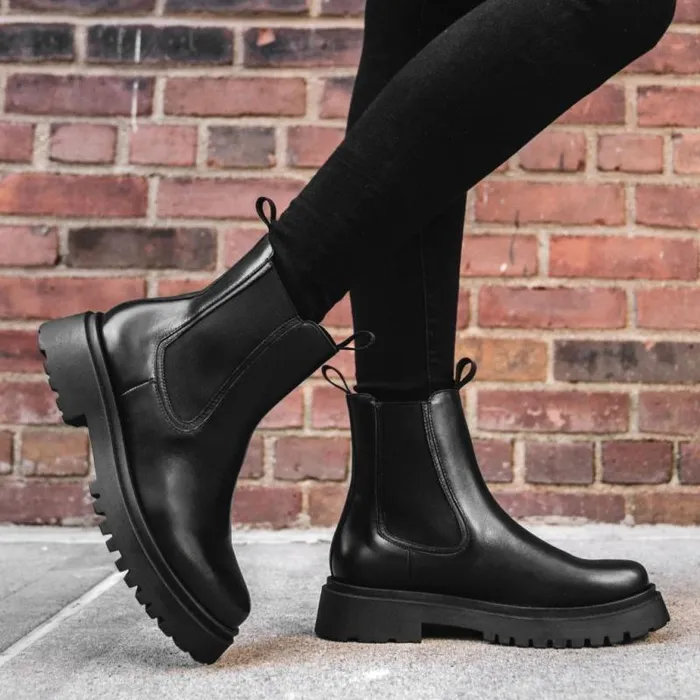 Thursday Boots Chelsea Legend Platform Black 8211 Women