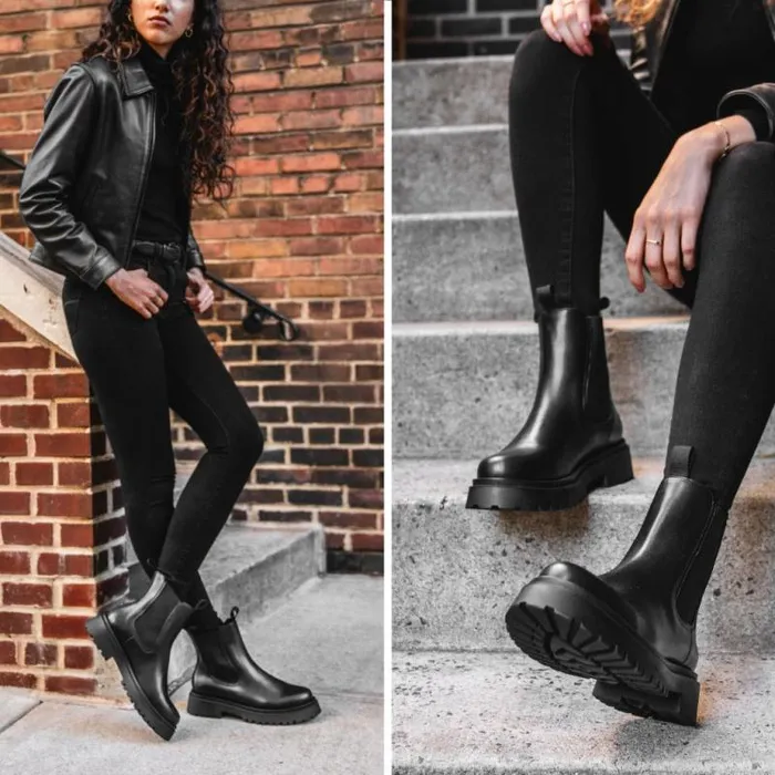 Thursday Boots Chelsea Legend Platform Black 8211 Women