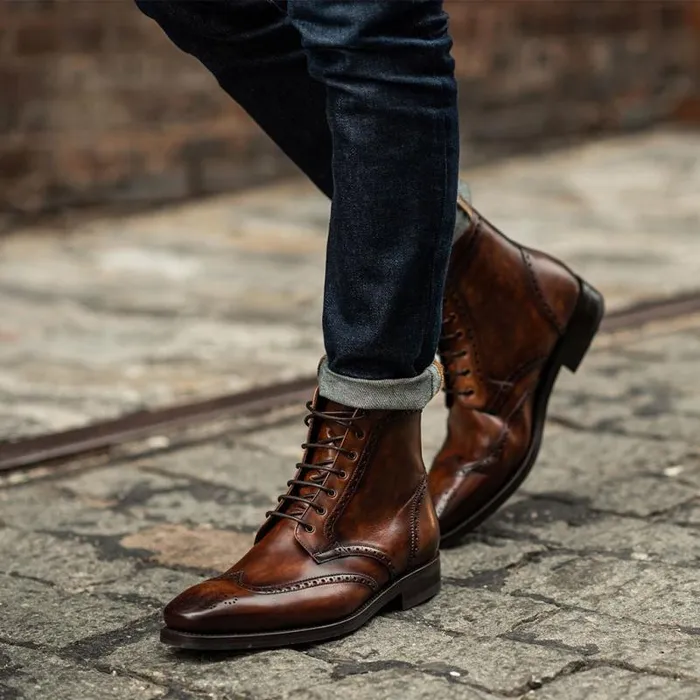 Thursday Boots LaceUp Wingtip Color 77 8211 Men