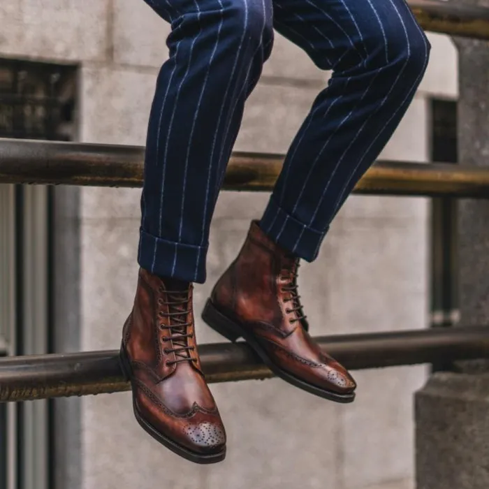 Thursday Boots LaceUp Wingtip Color 77 8211 Men