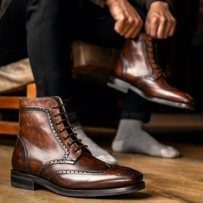 Thursday Boots LaceUp Wingtip Color 77 8211 Men
