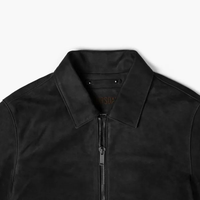 Thursday Boots Leather Keanu Jacket Black Matte 8211 Men Thursday Boots Leather Keanu Jacket Black Matte 8211 Men