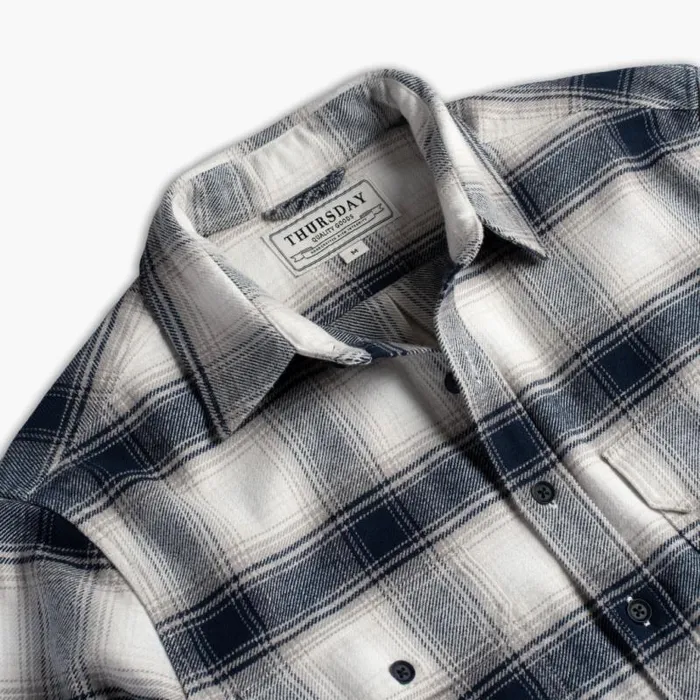 Thursday Boots Shirts and Apparel Summit Flannel Shirt Coastal Blue 8211 Men Thursday Boots Shirts and Apparel Summit Flannel Shirt Coastal Blue 8211 Men