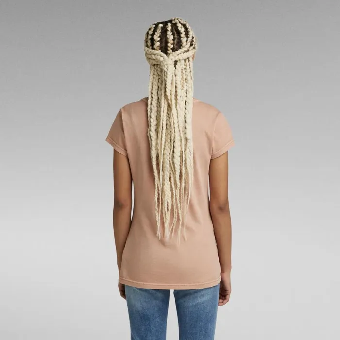 Tops and Tshirts Women GStar RAW Eyben Slim TShirt Over Dyed Tuscany Garment Dyed