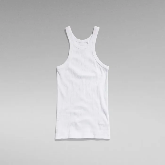 Tops and Tshirts Women GStar RAW Italian Utility Ultra Slim Tank Top White