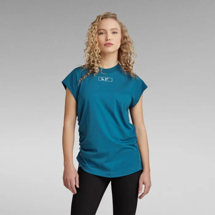 Tops and Tshirts Women GStar RAW Lash Cap Sleeve Tape TShirt Nitro