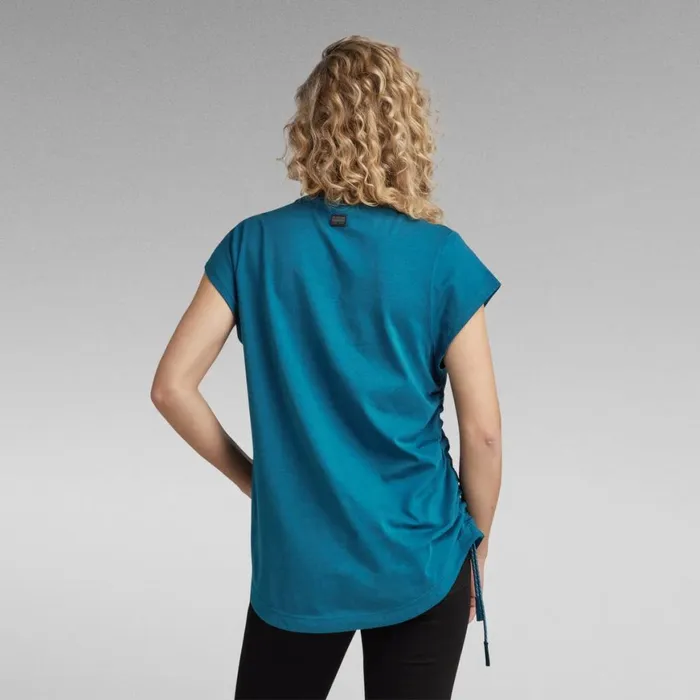 Tops and Tshirts Women GStar RAW Lash Cap Sleeve Tape TShirt Nitro
