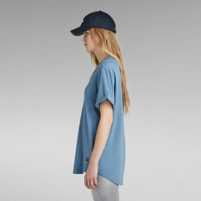 Tops and Tshirts Women GStar RAW Lash Fem Loose VNeck TShirt Azul