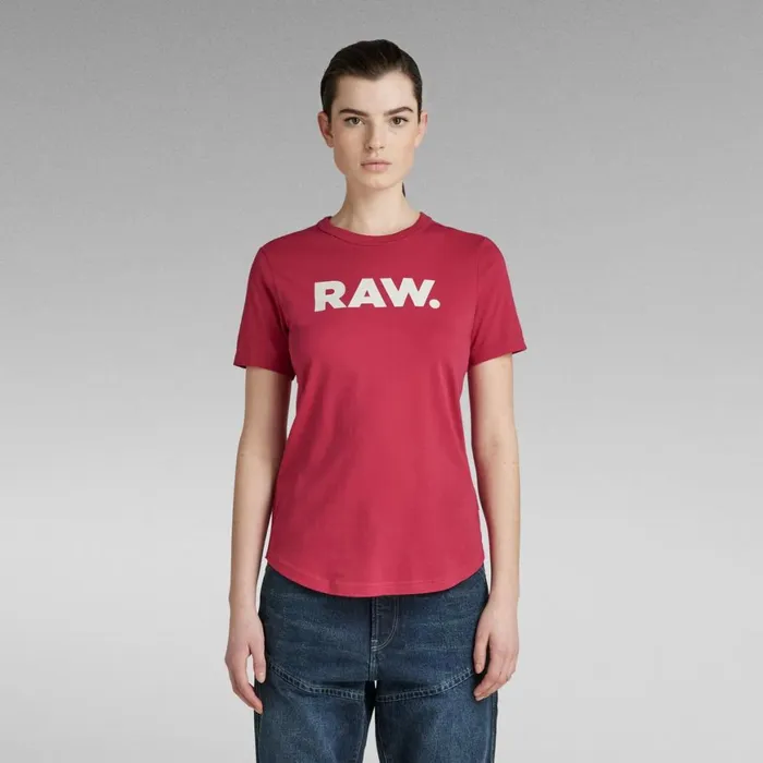 Tops and Tshirts Women GStar RAW RAW Slim TShirt Cerise
