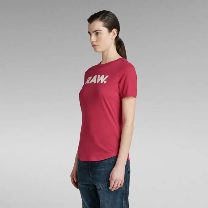Tops and Tshirts Women GStar RAW RAW Slim TShirt Cerise