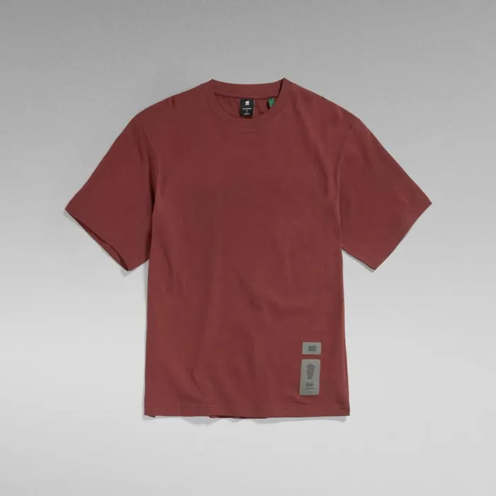 Tops and Tshirts Women GStar RAW Unisex Back Tape Oversized TShirt Paccio