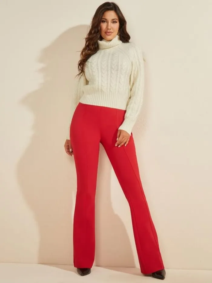 Tops And Sweaters Women Marciano Lala Comfort Cashmere Sweater Warm White Tops And Sweaters Women Marciano Lala Comfort Cashmere Sweater Warm White