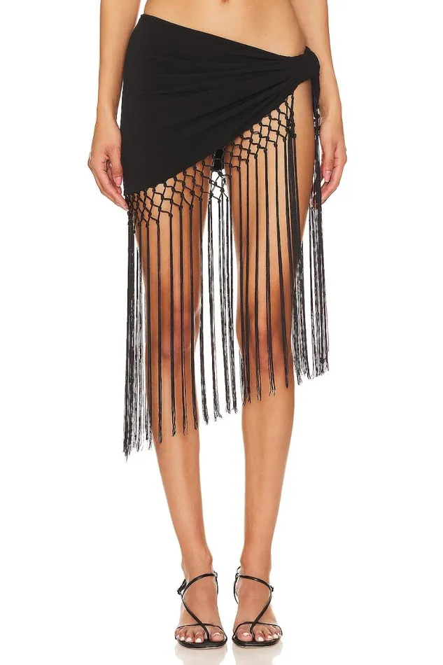 Willow Mini Skirt Black Women Lovers and Friends Skirts