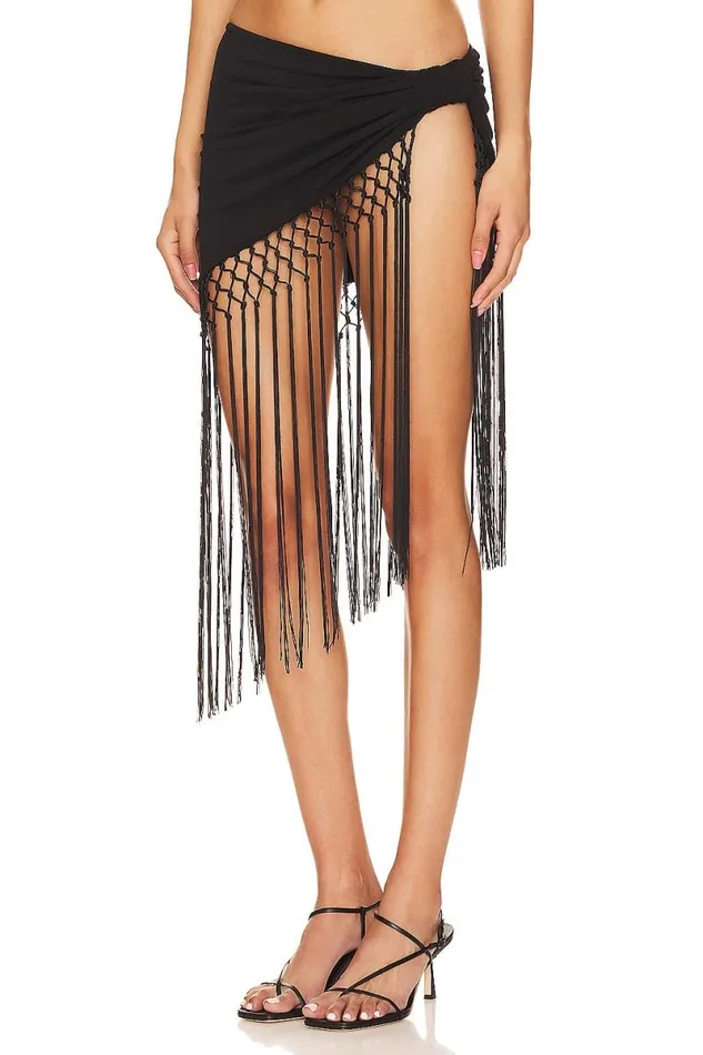 Willow Mini Skirt Black Women Lovers and Friends Skirts