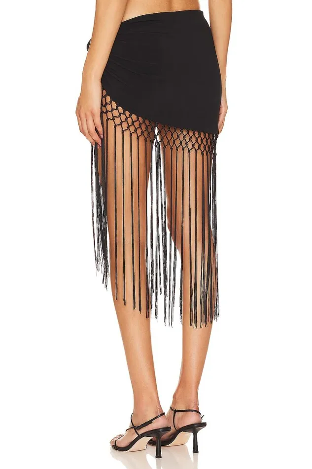 Willow Mini Skirt Black Women Lovers and Friends Skirts