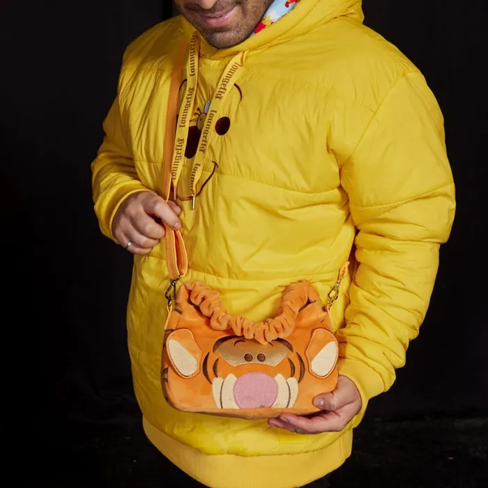Winnie The Pooh Tigger Plush Cosplay Crossbody Bag Unisex Loungefly Crossbody Bags Winnie The Pooh Tigger Plush Cosplay Crossbody Bag Unisex Loungefly Crossbody Bags