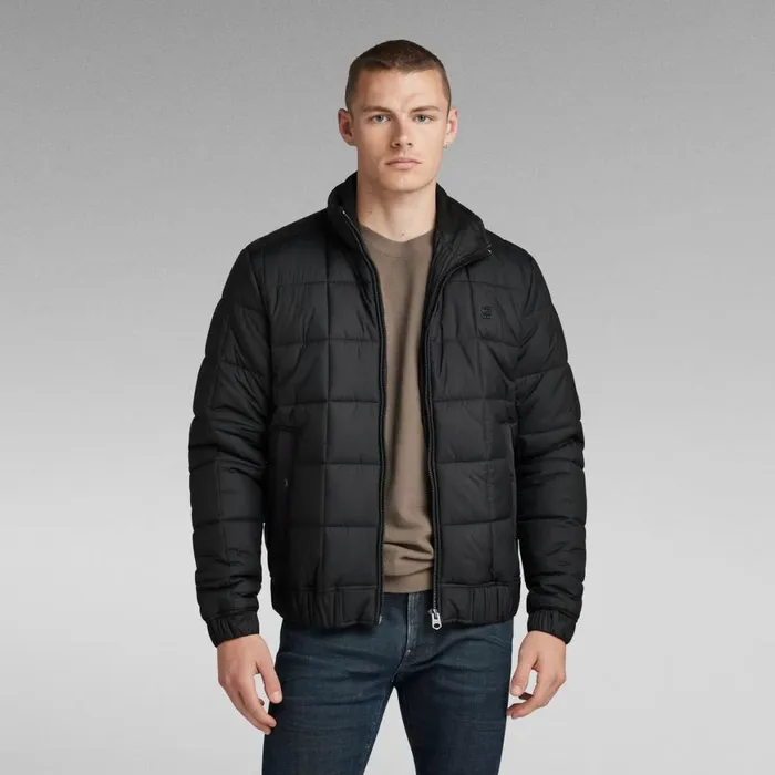 Winter Coats Men GStar RAW Meefic Quilted Jacket Dark Black